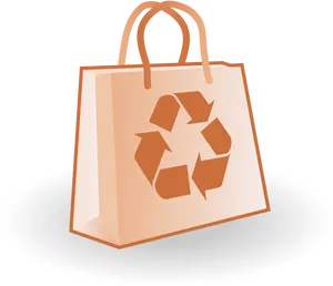 Recyclable Shopping Bag Illustration PNG image