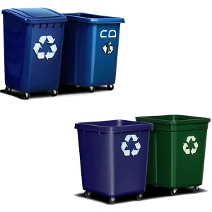 Recycle Bin Set PNG Lhd