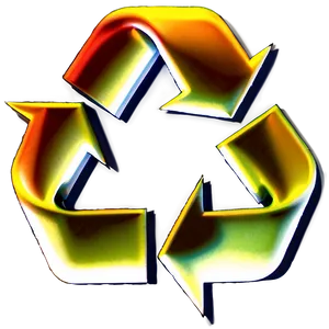 Recycle Symbol In Different Colors Png 05252024 PNG image