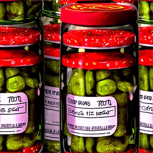 Recycled Pickle Jar PNG 06212024