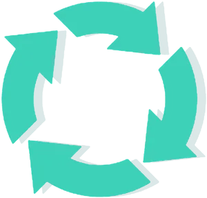 Recycling Arrows Symbol PNG image