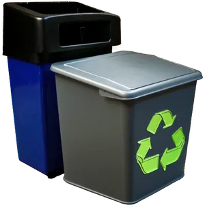 Recycling Bin With Foot Pedal PNG Boh PNG