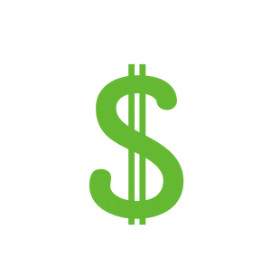 Recycling Symbolwith Dollar Sign PNG image