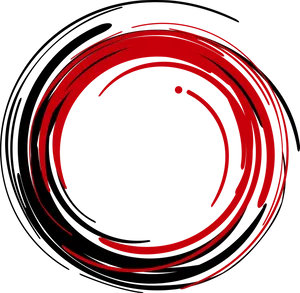 Red Abstract Circle Vector PNG image