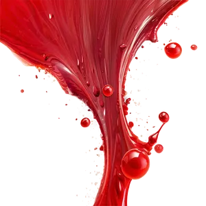 Red Acrylic Splash PNG Xqf76 PNG