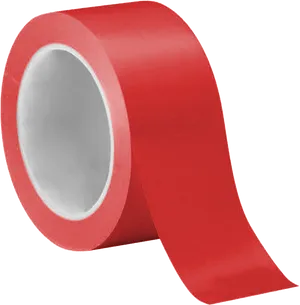 Red Adhesive Tape Roll PNG image