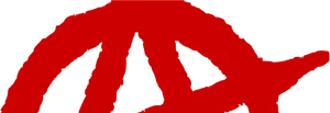 Red Anarchy Symbol PNG image