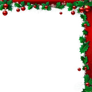 Red And Green Christmas Border Png 39 PNG image