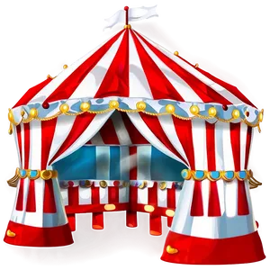 Red And White Carnival Tent PNG Pjh98 PNG
