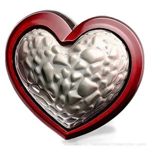 Red And White Valentine Heart PNG Pgg58 PNG