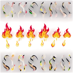 Red And Yellow Flames Png Mjb PNG image