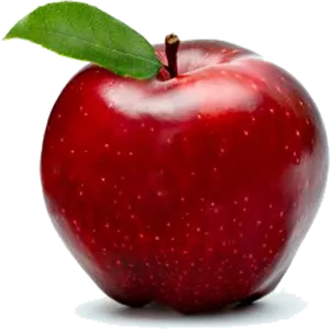 Red Applewith Leaf