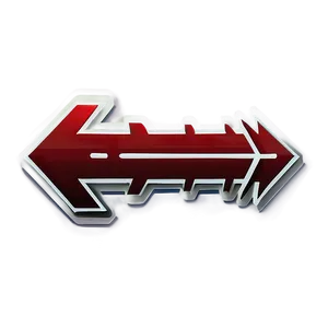 Red Arrow Badge Png Pnm PNG image