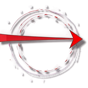 Red Arrow Circular Motion Png 06132024 PNG image