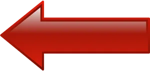 Red Arrow Direction Indicator PNG image