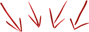 Red Arrow Formations Black Background PNG image