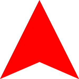 Red Arrow Graphicon Black Background