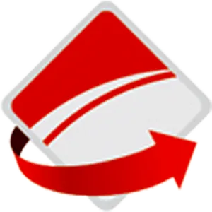 Red Arrow Logo Design PNG image