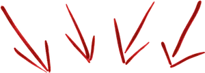 Red Arrows Dynamic Background PNG image