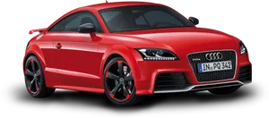 Red Audi T T S Coupe Sports Car PNG image