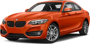 Red B M W2 Series Coupe PNG