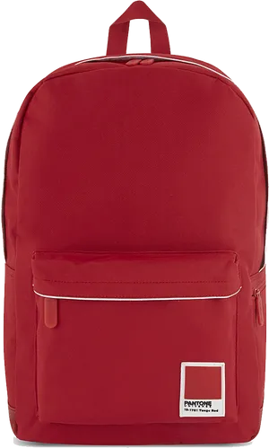 Red Backpack Product Image PNG