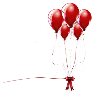 Red Balloons For Celebration PNG Gnl94 PNG