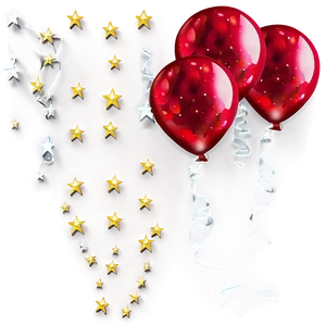 Red Balloons For Celebration PNG Prg69 PNG