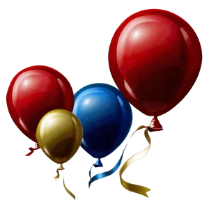 Red Balloons In The Wind PNG 46 PNG