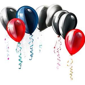 Red Balloons PNG Arj95