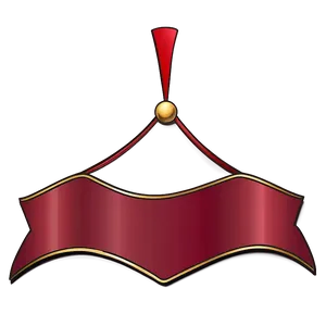 Red Banner Clip Art PNG 06122024 PNG