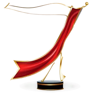 Red Banner For Award Ceremony PNG Jvq PNG