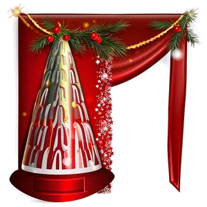 Red Banner For Christmas PNG 58