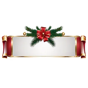 Red Banner For Holiday Season PNG Ocq PNG