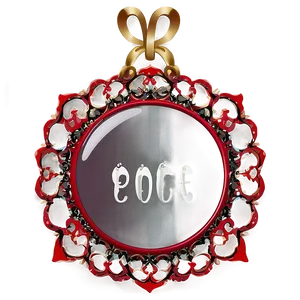 Red Banner With Lace Edge PNG 26 PNG