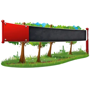 Red Banner With Text Space PNG 74 PNG