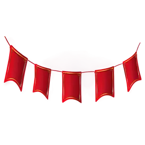Red Banner With Text Space PNG Tdk PNG