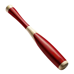 Red Baseball Bat PNG Etw19