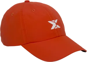 Red Baseball Capwith Logo PNG