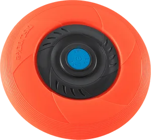 Red Black Electronic Frisbee PNG image