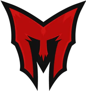 Red Black Gamer Logo PNG image