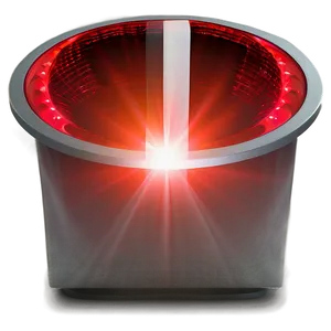Red Blinding Lens Flare PNG 06122024 PNG