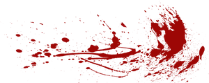 Red Blood Splatter Background PNG image