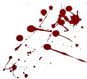 Red Blood Splatter Dark Background PNG image