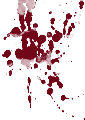 Red Blood Splatter Pattern PNG image