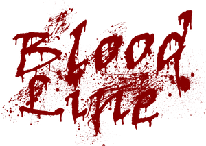 Red Blood Splatter Text
