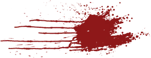 Red Blood Splatter Texture PNG image
