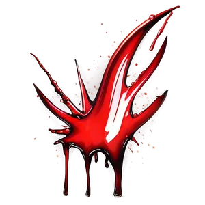 Red Bloody Splatter Clipart PNG Wbf88 PNG
