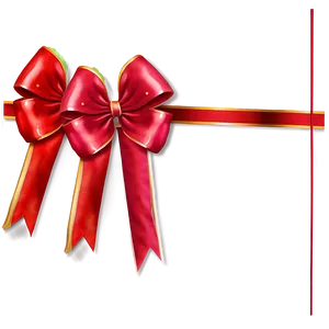 Red Bow PNG Gse