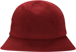 Red Bucket Hat Isolated PNG image